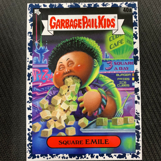 Garbage Pail Kids - 35th Anniversary 2020 - 040a - Square Emile - Bruised Black Parallel Vintage Trading Card Singles Topps   