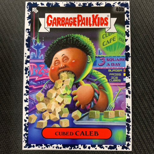 Garbage Pail Kids - 35th Anniversary 2020 - 040b - Cubed Caleb - Bruised Black Parallel Vintage Trading Card Singles Topps