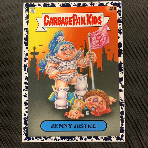 Garbage Pail Kids - 35th Anniversary 2020 - 041b - Jenny Justice - Bruised Black Parallel Vintage Trading Card Singles Topps   