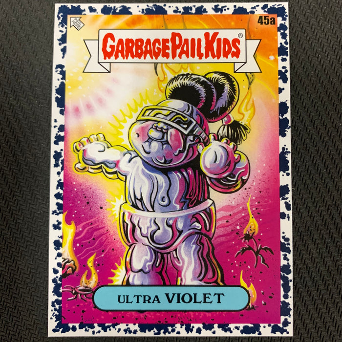 Garbage Pail Kids - 35th Anniversary 2020 - 045a - Ultra Violet - Bruised Black Parallel Vintage Trading Card Singles Topps