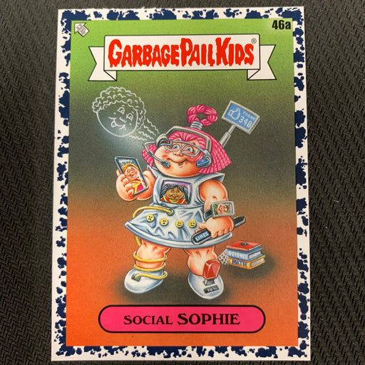 Garbage Pail Kids - 35th Anniversary 2020 - 046a - Social Sophie - Bruised Black Parallel Vintage Trading Card Singles Topps