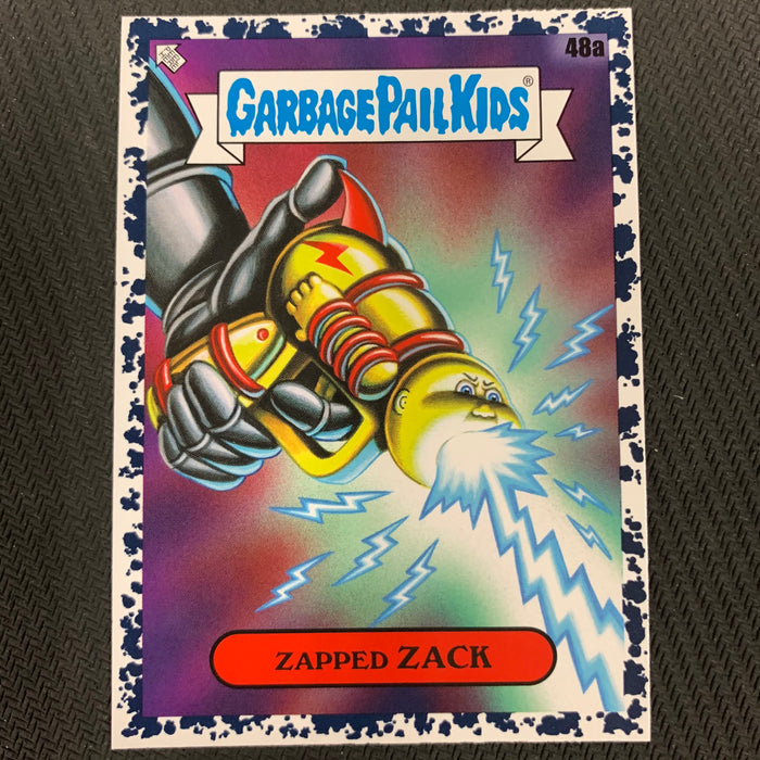 Garbage Pail Kids - 35th Anniversary 2020 - 048a - Zapped Zack - Bruised Black Parallel Vintage Trading Card Singles Topps