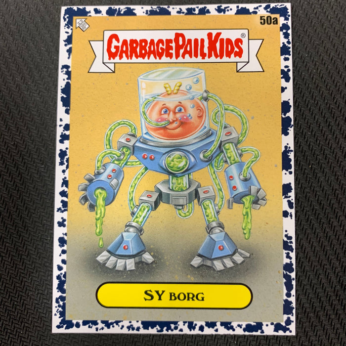 Garbage Pail Kids - 35th Anniversary 2020 - 050a - Sy Borg - Bruised Black Parallel Vintage Trading Card Singles Topps   