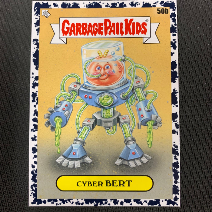 Garbage Pail Kids - 35th Anniversary 2020 - 050b - Cyber Bert - Bruised Black Parallel Vintage Trading Card Singles Topps