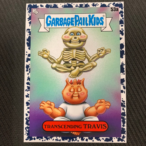 Garbage Pail Kids - 35th Anniversary 2020 - 053a - Transcending Travis - Bruised Black Parallel Vintage Trading Card Singles Topps