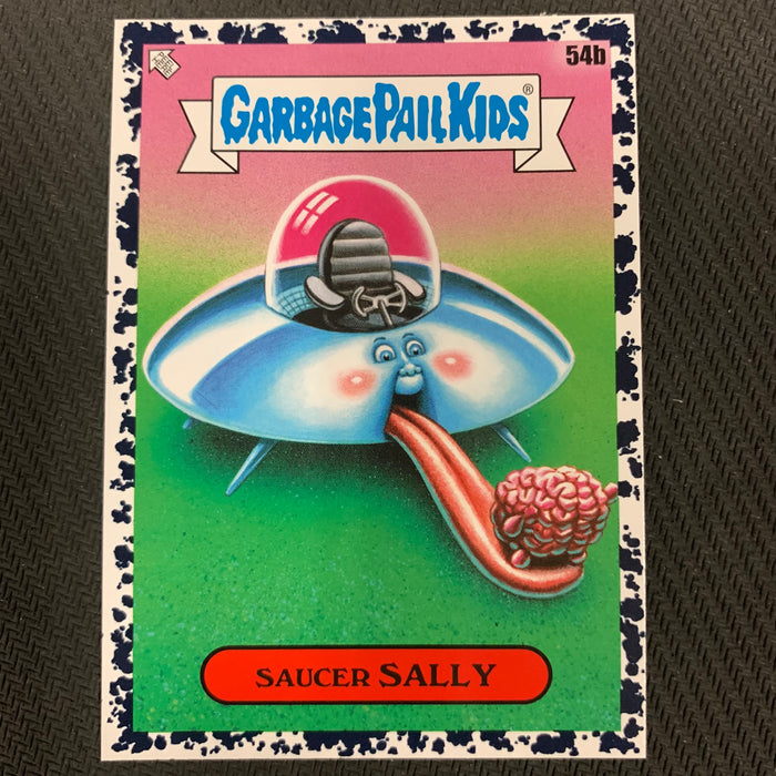 Garbage Pail Kids - 35th Anniversary 2020 - 054b - Saucer Sally - Bruised Black Parallel Vintage Trading Card Singles Topps