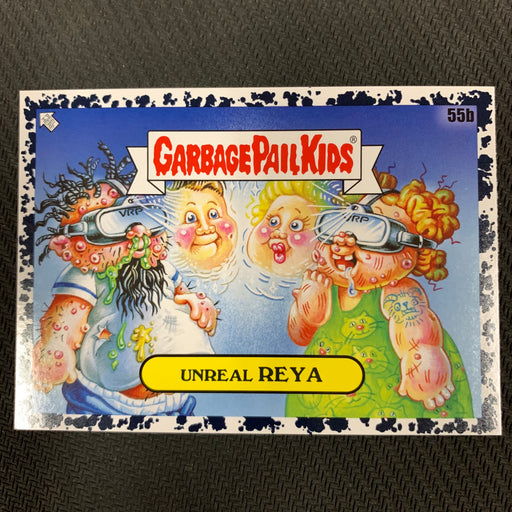 Garbage Pail Kids - 35th Anniversary 2020 - 055b - Unreal Reya - Bruised Black Parallel Vintage Trading Card Singles Topps