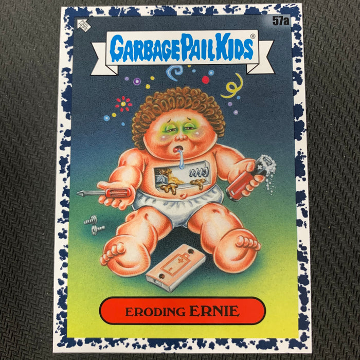 Garbage Pail Kids - 35th Anniversary 2020 - 057a - Eroding Ernie - Bruised Black Parallel Vintage Trading Card Singles Topps