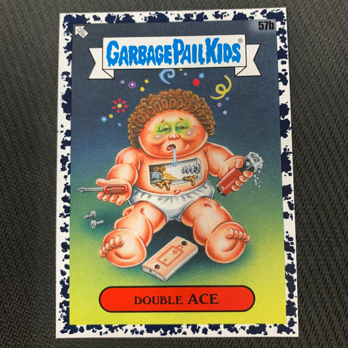 Garbage Pail Kids - 35th Anniversary 2020 - 057b - Double Ace - Bruised Black Parallel Vintage Trading Card Singles Topps