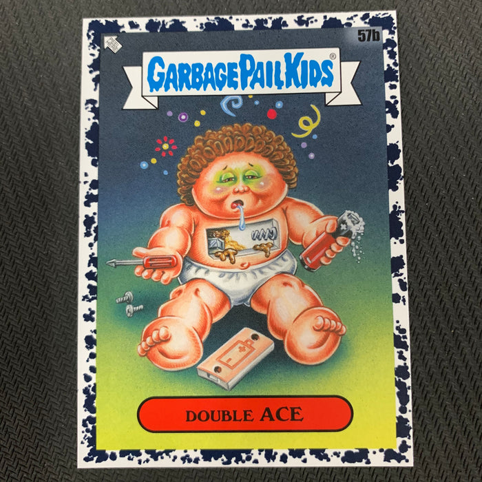 Garbage Pail Kids - 35th Anniversary 2020 - 057b - Double Ace - Bruised Black Parallel Vintage Trading Card Singles Topps   