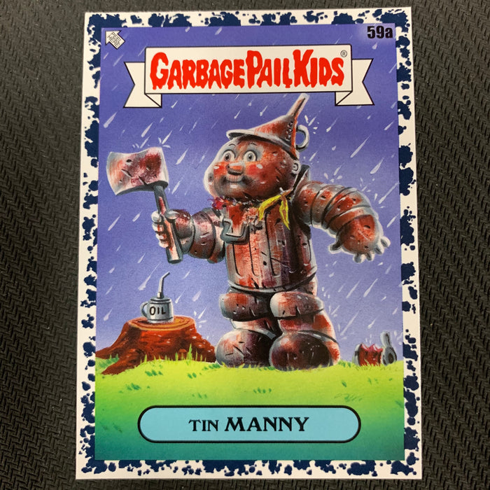 Garbage Pail Kids - 35th Anniversary 2020 - 059a - Tin Manny - Bruised Black Parallel Vintage Trading Card Singles Topps   