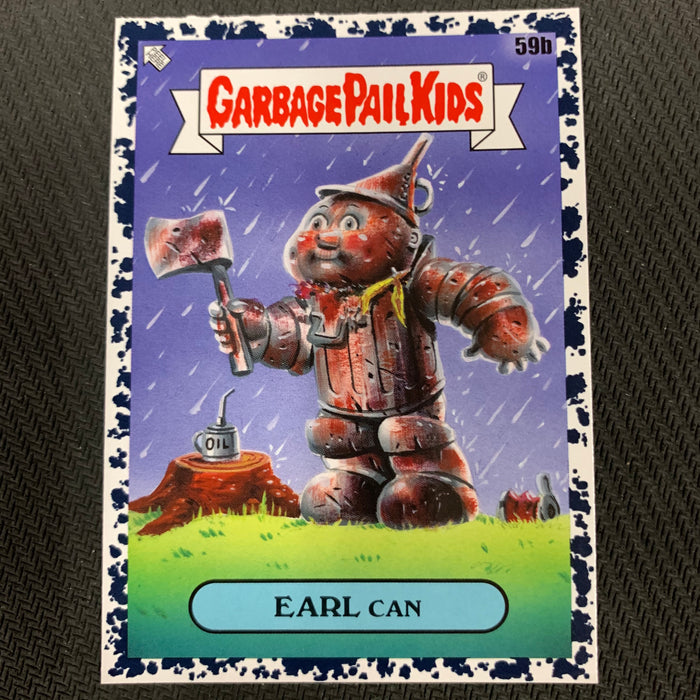 Garbage Pail Kids - 35th Anniversary 2020 - 059b - Earl Can - Bruised Black Parallel Vintage Trading Card Singles Topps