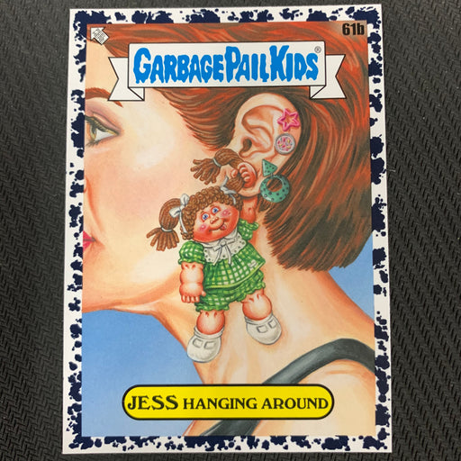 Garbage Pail Kids - 35th Anniversary 2020 - 061b - Jess Hanging Aroudn - Bruised Black Parallel Vintage Trading Card Singles Topps