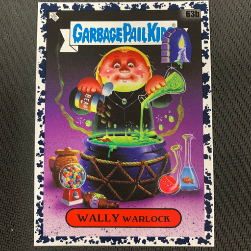 Garbage Pail Kids - 35th Anniversary 2020 - 063b - Wally Warlock - Bruised Black Parallel Vintage Trading Card Singles Topps