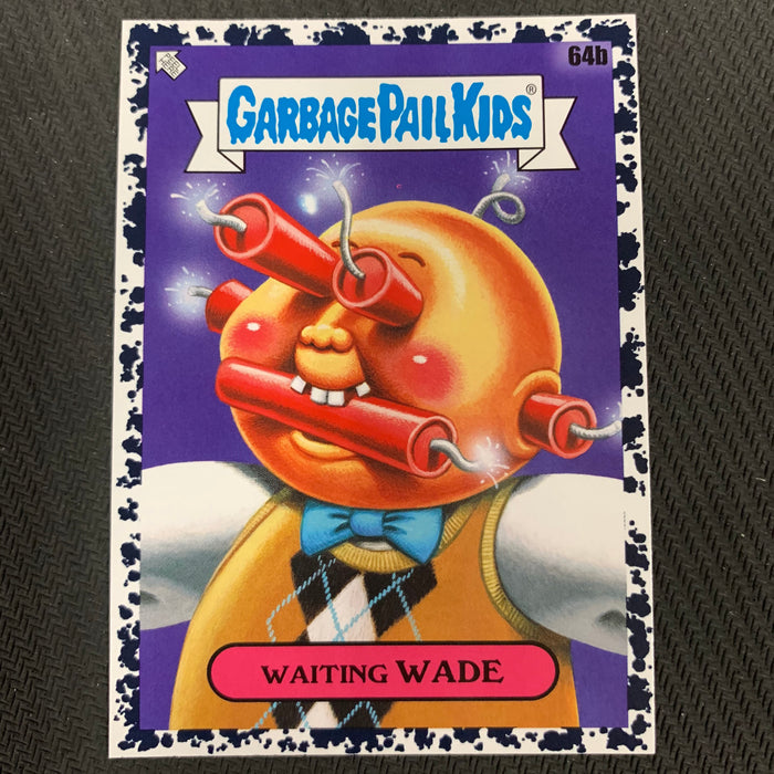 Garbage Pail Kids - 35th Anniversary 2020 - 064b - Waiting Wade - Bruised Black Parallel Vintage Trading Card Singles Topps
