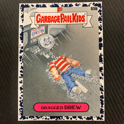 Garbage Pail Kids - 35th Anniversary 2020 - 065b - Dragged Drew - Bruised Black Parallel Vintage Trading Card Singles Topps