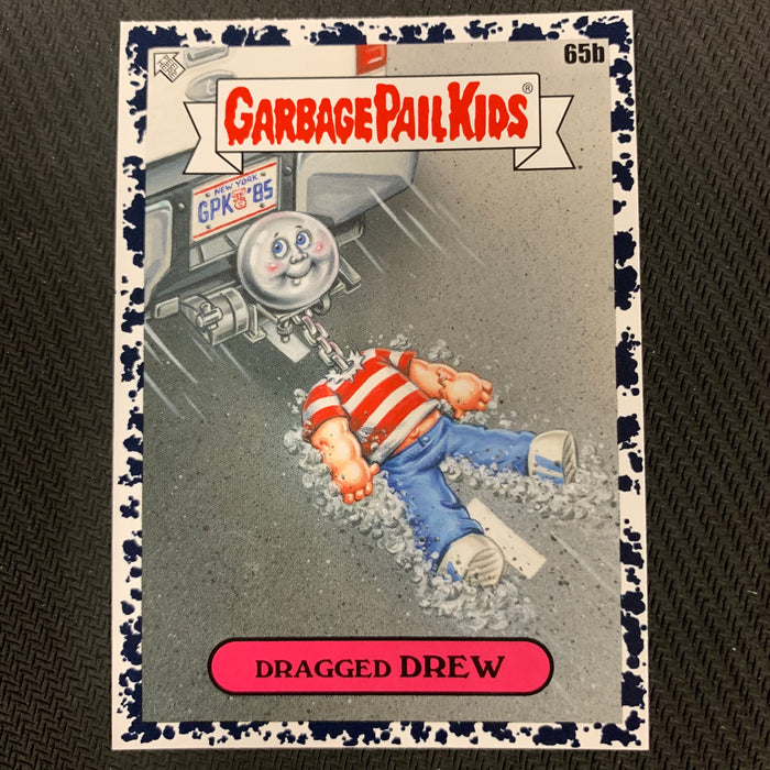 Garbage Pail Kids - 35th Anniversary 2020 - 065b - Dragged Drew - Bruised Black Parallel Vintage Trading Card Singles Topps
