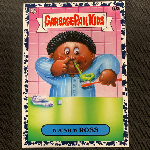 Garbage Pail Kids - 35th Anniversary 2020 - 067a - Brush ’N Ross - Bruised Black Parallel Vintage Trading Card Singles Topps   