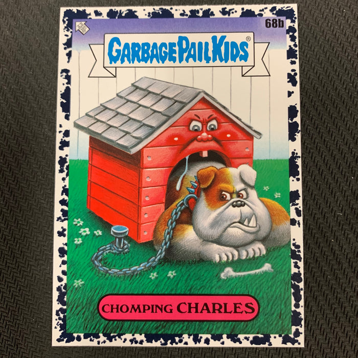 Garbage Pail Kids - 35th Anniversary 2020 - 068b - Chomping Charles - Bruised Black Parallel Vintage Trading Card Singles Topps   