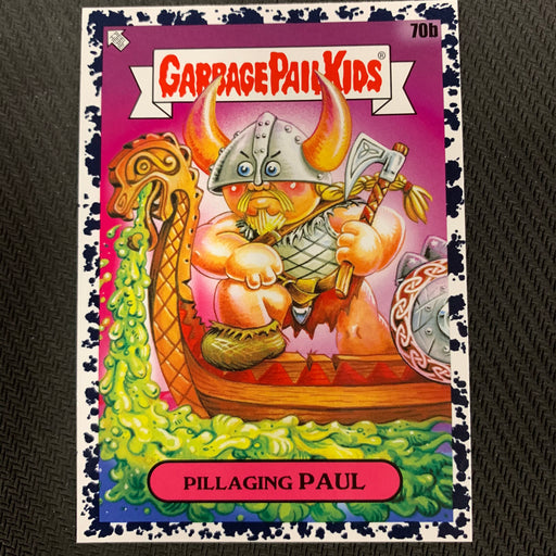 Garbage Pail Kids - 35th Anniversary 2020 - 070b - Pillaging Paul - Bruised Black Parallel Vintage Trading Card Singles Topps