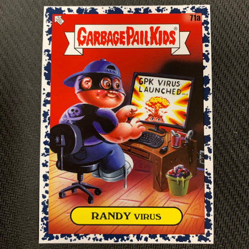 Garbage Pail Kids - 35th Anniversary 2020 - 071a - Randy Virus - Bruised Black Parallel Vintage Trading Card Singles Topps
