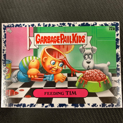 Garbage Pail Kids - 35th Anniversary 2020 - 072a - Feeding Tim - Bruised Black Parallel Vintage Trading Card Singles Topps