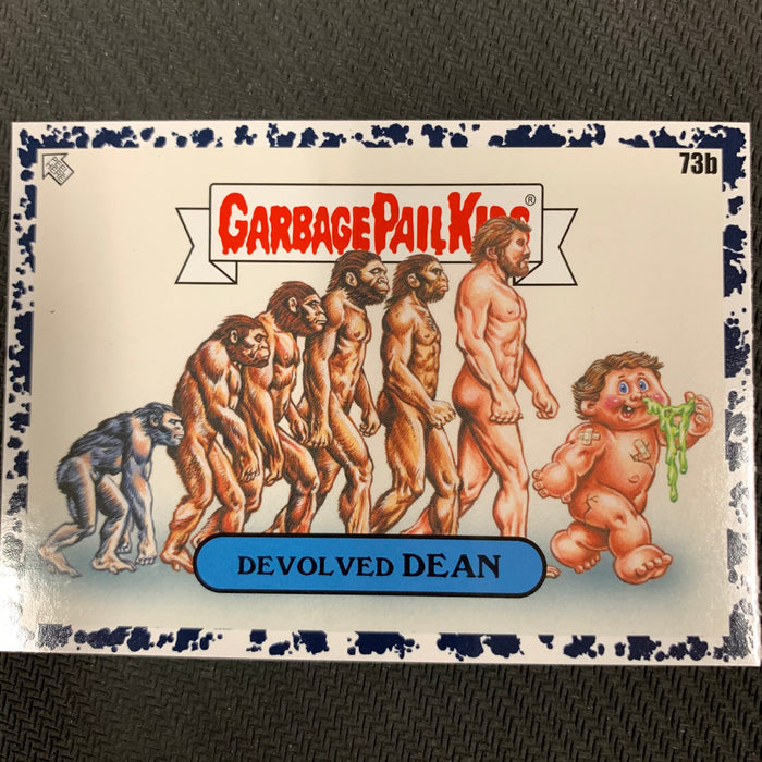Garbage Pail Kids - 35th Anniversary 2020 - 073b - Devolved Dean - Bruised Black Parallel Vintage Trading Card Singles Topps
