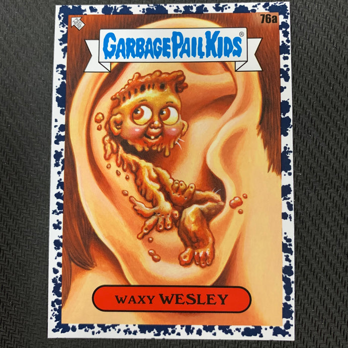 Garbage Pail Kids - 35th Anniversary 2020 - 076a - Wax Wesley - Bruised Black Parallel Vintage Trading Card Singles Topps