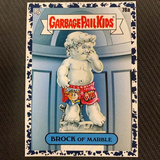 Garbage Pail Kids - 35th Anniversary 2020 - 078a - Brock of Marble - Bruised Black Parallel Vintage Trading Card Singles Topps