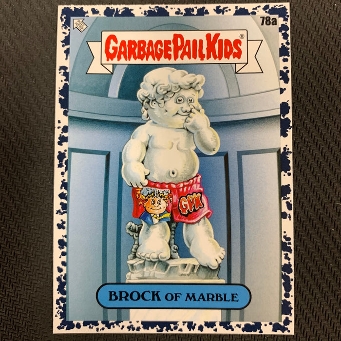 Garbage Pail Kids - 35th Anniversary 2020 - 078a - Brock of Marble - Bruised Black Parallel Vintage Trading Card Singles Topps   