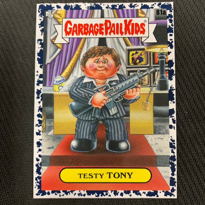 Garbage Pail Kids - 35th Anniversary 2020 - 081a - Testy Tony - Bruised Black Parallel Vintage Trading Card Singles Topps