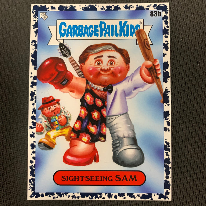 Garbage Pail Kids - 35th Anniversary 2020 - 083b - Sightseeing Sam - Bruised Black Parallel Vintage Trading Card Singles Topps   