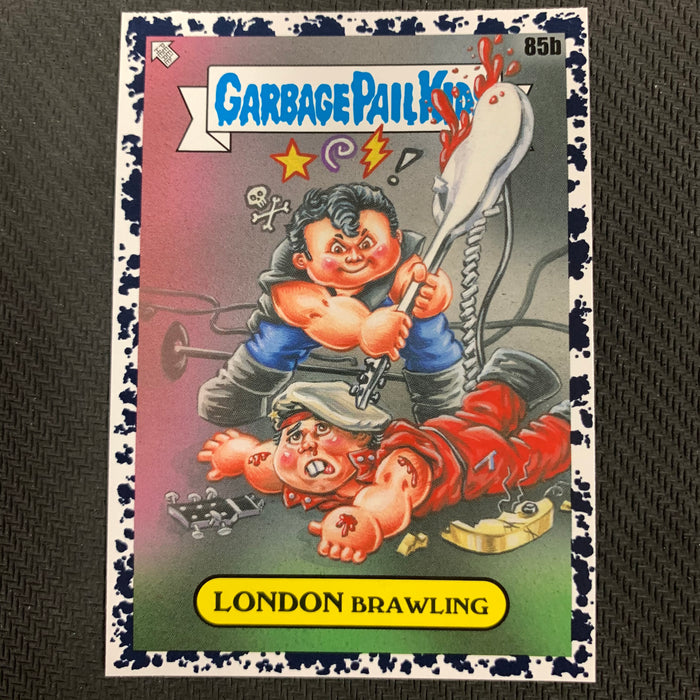 Garbage Pail Kids - 35th Anniversary 2020 - 085b - London Brawling - Bruised Black Parallel Vintage Trading Card Singles Topps