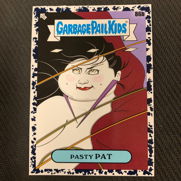 Garbage Pail Kids - 35th Anniversary 2020 - 086b - Pasty Pat - Bruised Black Parallel Vintage Trading Card Singles Topps