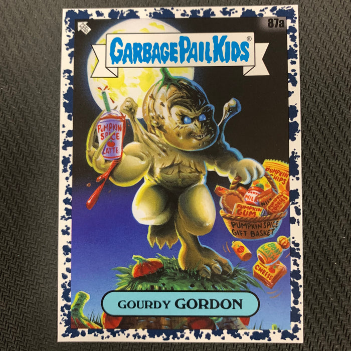Garbage Pail Kids - 35th Anniversary 2020 - 087a - Gourdy Gordon - Bruised Black Parallel Vintage Trading Card Singles Topps