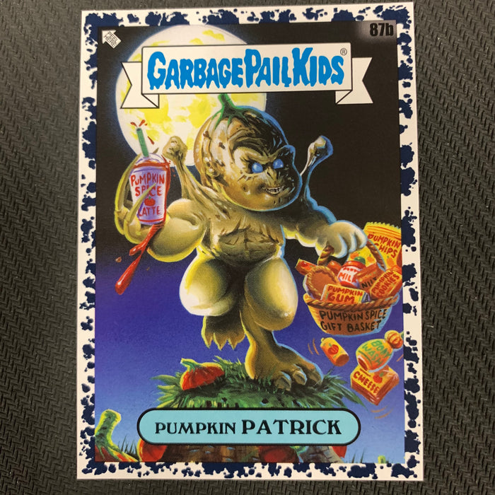 Garbage Pail Kids - 35th Anniversary 2020 - 087b - Pumpkin Patrick - Bruised Black Parallel Vintage Trading Card Singles Topps