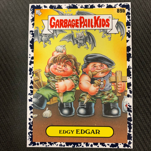 Garbage Pail Kids - 35th Anniversary 2020 - 089b - Edgy Edgar - Bruised Black Parallel Vintage Trading Card Singles Topps
