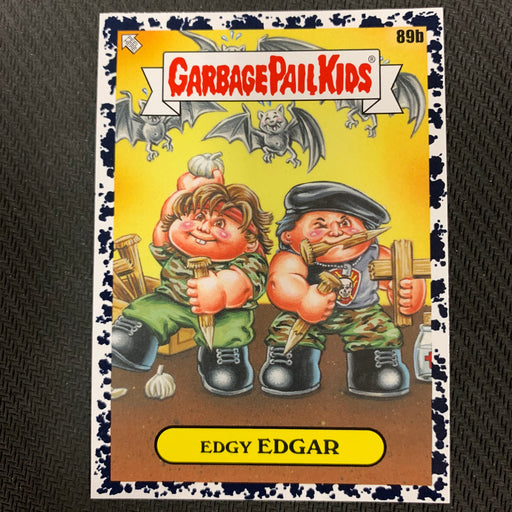 Garbage Pail Kids - 35th Anniversary 2020 - 089b - Edgy Edgar - Bruised Black Parallel Vintage Trading Card Singles Topps   