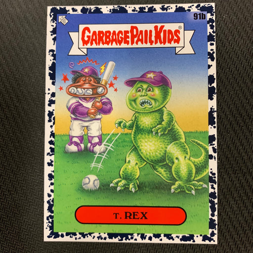 Garbage Pail Kids - 35th Anniversary 2020 - 091b - T Rex - Bruised Black Parallel Vintage Trading Card Singles Topps