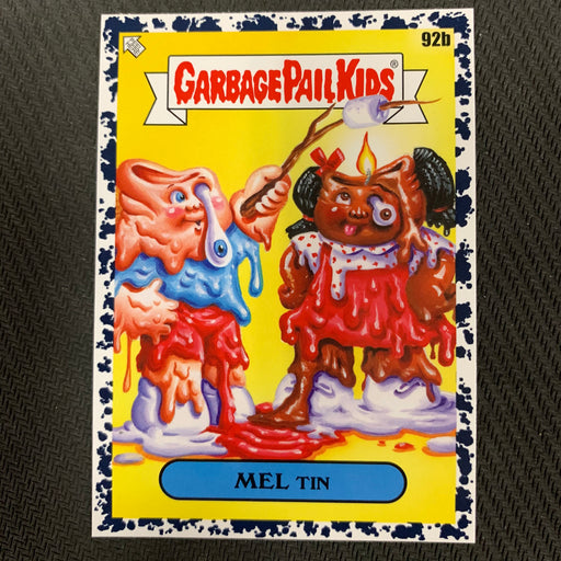 Garbage Pail Kids - 35th Anniversary 2020 - 092b - Mel Tin - Bruised Black Parallel Vintage Trading Card Singles Topps