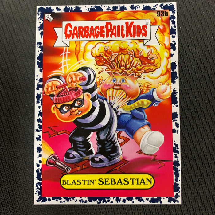 Garbage Pail Kids - 35th Anniversary 2020 - 093b - Blastin Sebastian - Bruised Black Parallel Vintage Trading Card Singles Topps