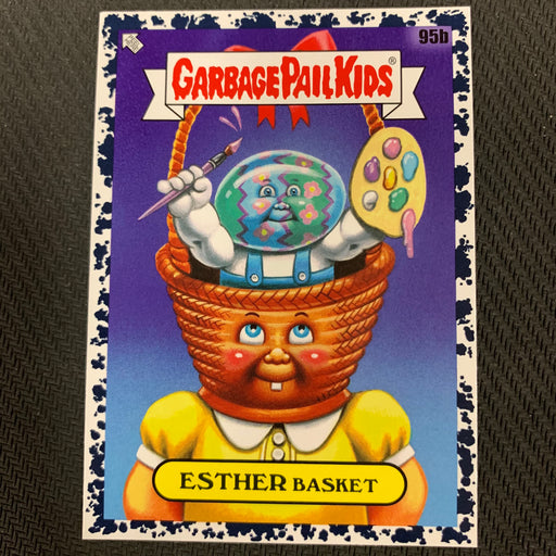 Garbage Pail Kids - 35th Anniversary 2020 - 095b - Esther Basket - Bruised Black Parallel Vintage Trading Card Singles Topps