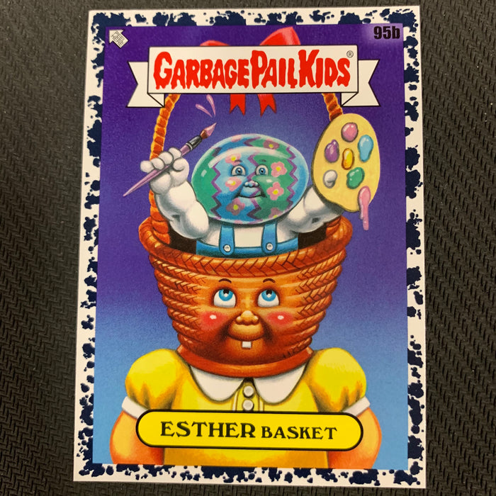 Garbage Pail Kids - 35th Anniversary 2020 - 095b - Esther Basket - Bruised Black Parallel Vintage Trading Card Singles Topps