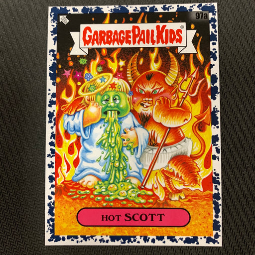 Garbage Pail Kids - 35th Anniversary 2020 - 097a - Hot Scott - Bruised Black Parallel Vintage Trading Card Singles Topps   