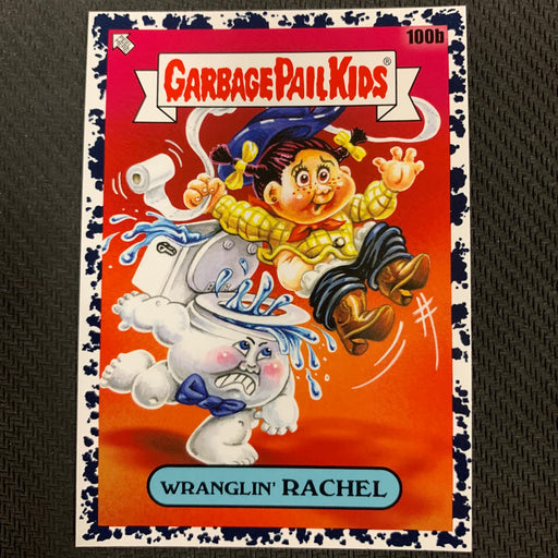 Garbage Pail Kids - 35th Anniversary 2020 - 100b - Wranglin’ Rachel - Bruised Black Parallel Vintage Trading Card Singles Topps