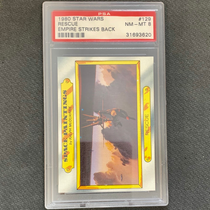 Star Wars  - Empire Strikes Back 1980 - 129 - PSA 8 Vintage Trading Card Singles Topps