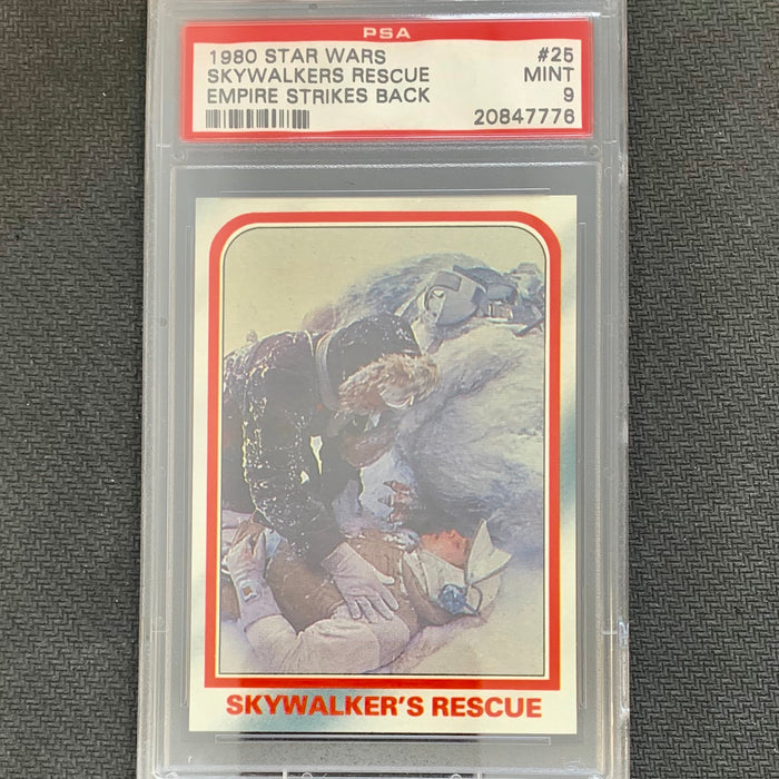 Star Wars  - Empire Strikes Back 1980 - 025 - PSA 9 Vintage Trading Card Singles Topps