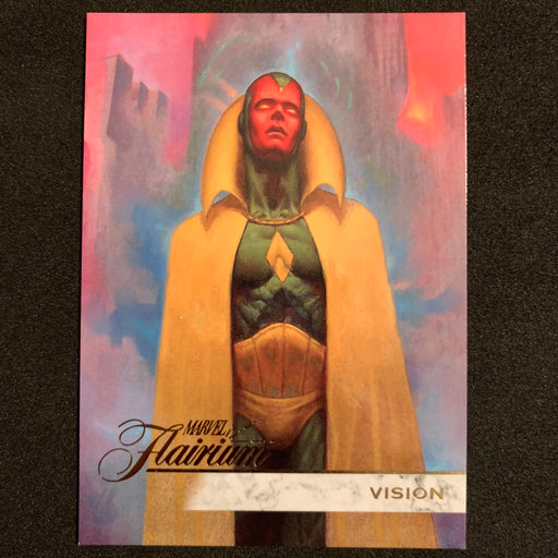 Marvel Flair 19 - 118 - Vision Vintage Trading Card Singles Upper Deck   