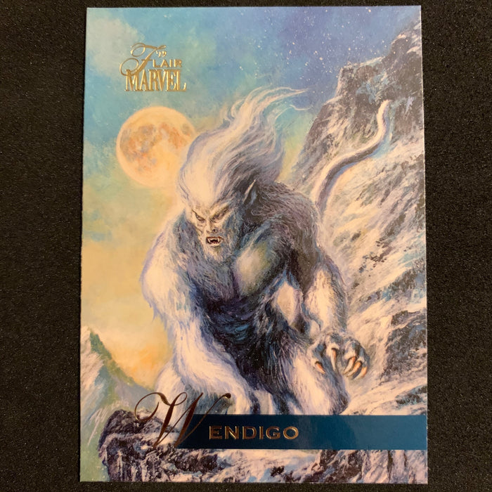 Marvel Flair 19 - 086 - Wendigo Vintage Trading Card Singles Upper Deck