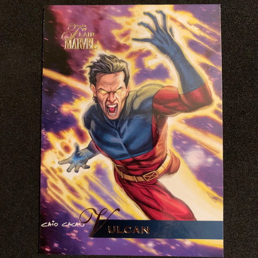 Marvel Flair 19 - 085 - Vulcan Vintage Trading Card Singles Upper Deck   